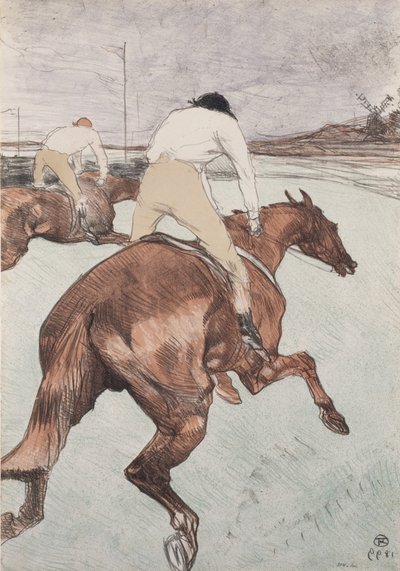 The Jockey by Henri de Toulouse Lautrec
